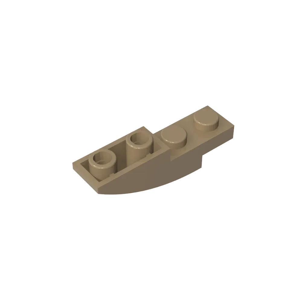 Color: Light Pink - Gobricks GDS-731 BRICK 1X4X1 INV. BOW compatible with lego 13547 children's DIY Educational Building Blocks Technical