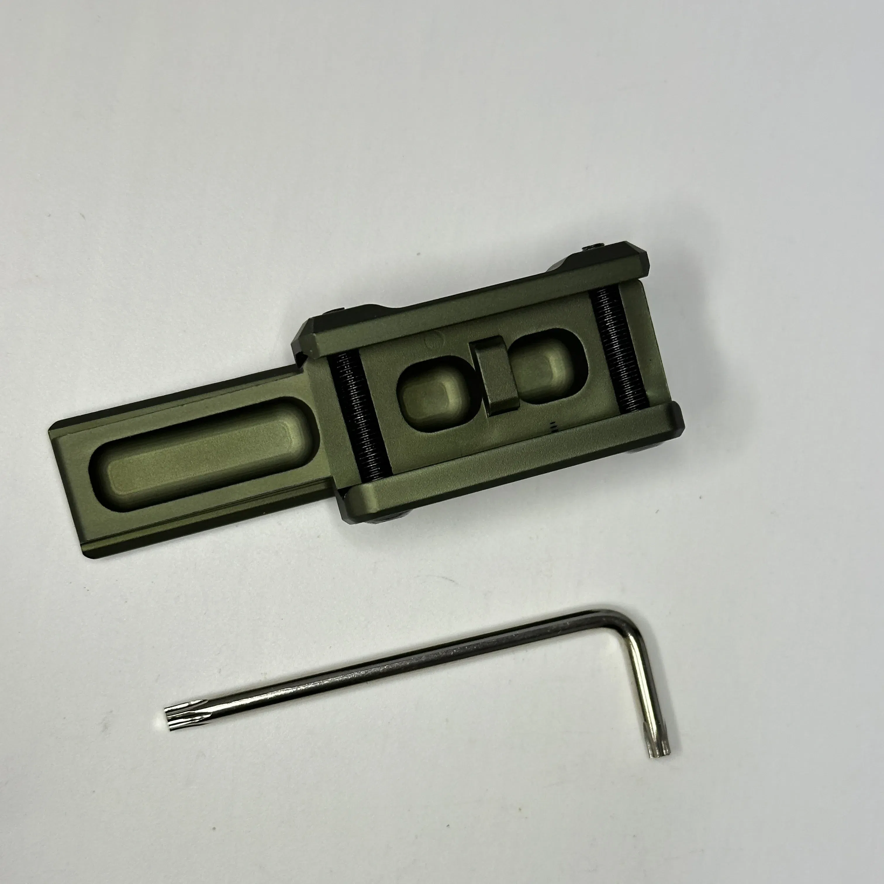 Color: Black - Airsoft PTS CNC UN Machined 6000 Series Aluminium UNT1 T2 Tactical Fast Micro Riser 556/558/EXPS3-0
