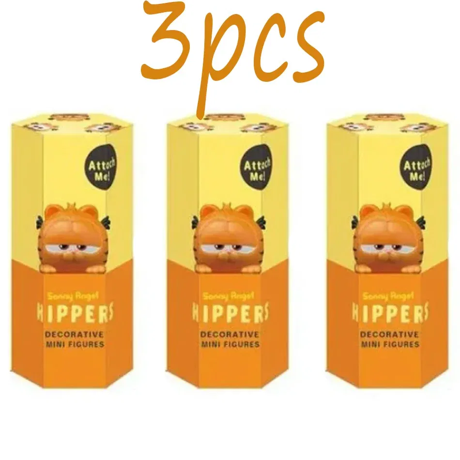 Color: Blue - Nieuwe Garfield Sonny Angel Blind Box Capybara Anime Figuren Ornamenten Poppen Fans Kinderen Kerstcadeau