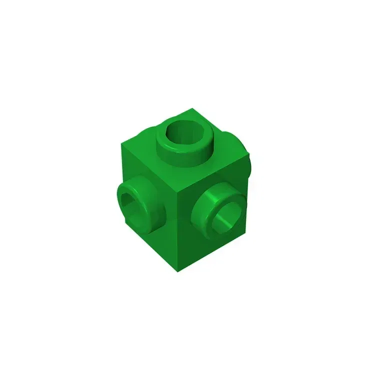 Color: DEEP BLUE - Gobricks GDS-650 BRICK 1X1 W. 4 KNOBS compatible with lego 4733 children's DIY Educational Building Blocks Technical