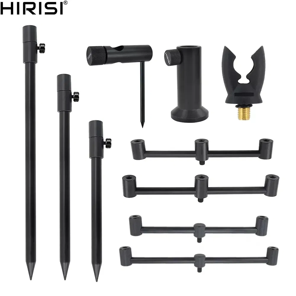 Color: WHITE - Hirisi Carp Fishing Rod Pod, Bank Stick and Buzz Bar, Fishing Rod Holder, Support The Fishing Rod