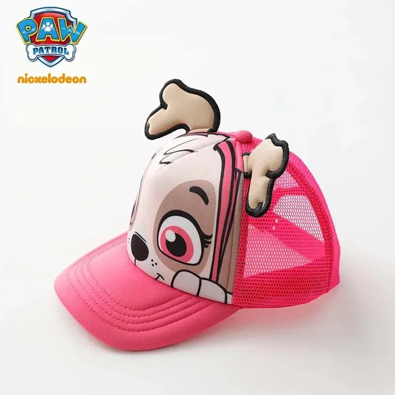 Color: army green - Genuine Paw Patrol Cartoon Child Baseball Cap Hip Hop Mesh Sun Protection Sun Hat Boys Girls Caps Snap back Hats Sports Hat