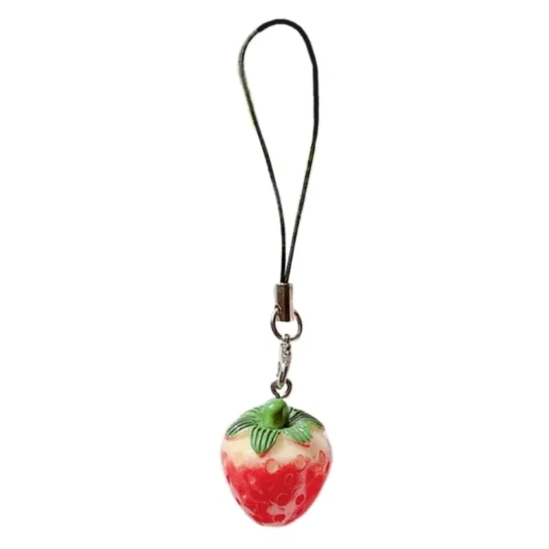 Color: 2T16 - Goth Y2K Phone Charm Pendant Kawaii-Key Chain For Bag Cute Accessory Women Guitar Strap Lanyard Beaded Keychain Pendant