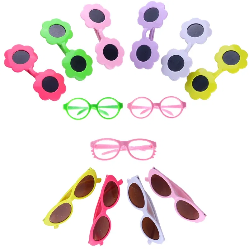 Color: Brown - Promotion! Sunglasses Fit 18 Inch American &43 CM Baby Doll Clothes Accessories,Girl's Toys,Our Generation,Birthday Gift