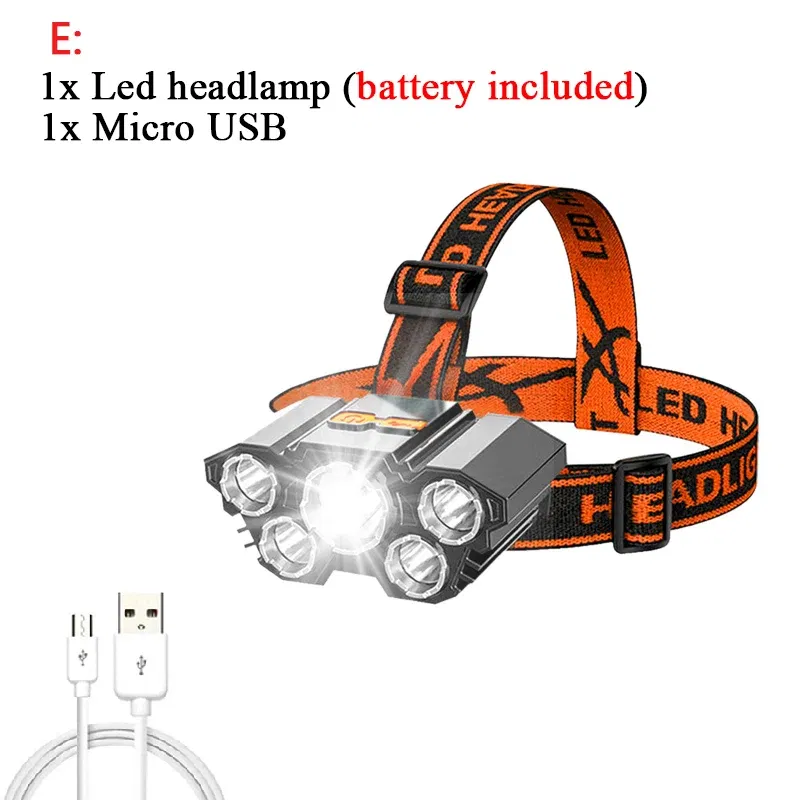 Emitting Color: Red, Ships From: CHINA - ZK20 LED Headlamp 8000 Lumen Torch Flashlight Headlight Waterproof Head Light Camping Hiking Fishing Mining Light Lamp Torch