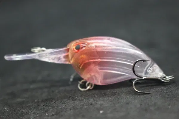 Color: Red and Green - wLure Crankbait Wobble Fishing Lure 6cm 5g Deep Diving Tight Action Fresh Water Hard Bait Floating 8# Hooks Insect Bait C770
