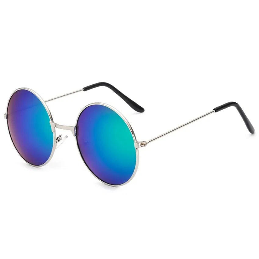 Lenses Color: Photochromic, Frame Color: other - FOENIXSONG Fashion Sunglasses for Women Men Pilot Round Gradient Mirror Women's Glasses Oculos Lentes Gafas De Sol
