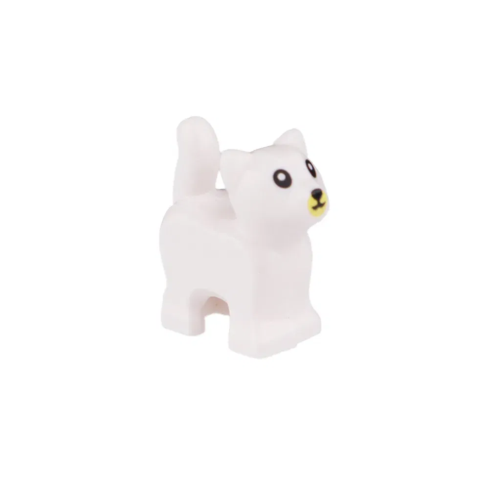 Color: Brown - MOC City Animal Building Block Figures Hare Dairy Cow Squirrel Dolphin Pug DIY Farm Street View Accessories Bricks Toys Gifts