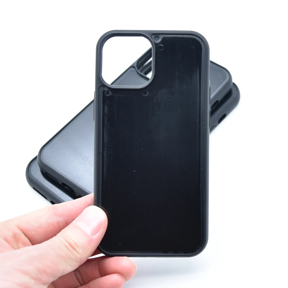 Material: Denim - Blank Phone Case For iPhone 13 mini Pro Max 14 Plus Pro Max Rubber Case Blanks for Resin Vinyl DIY Wood Leather Inlays