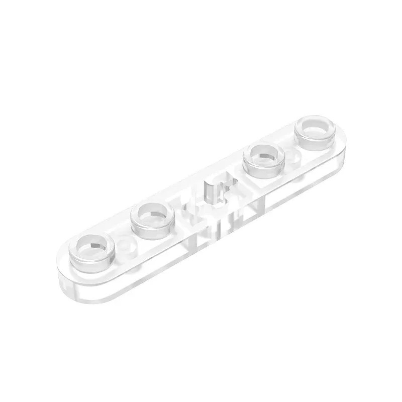 Color: Chocolate - Gobricks GDS-900 Plate 2 x 4 Technical, Plate 1 x 5 with Smooth Ends, 4 Studs and Center Axle Hole compatible with lego 32124