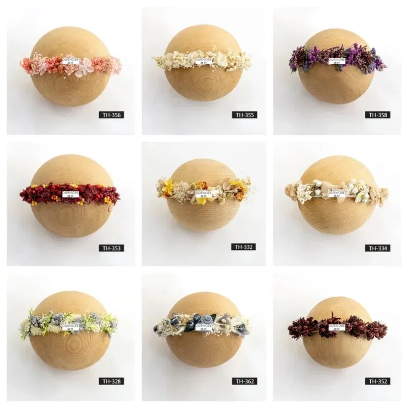 Color: MULTI - Baby Headband Newborn Photography Flower Headbands Baby Photo Infant Headwear