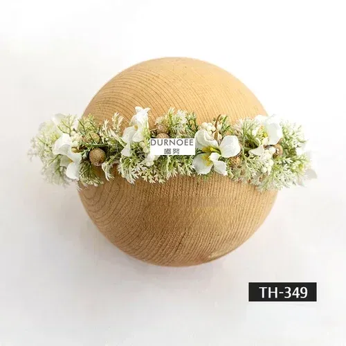 Color: MULTI - Baby Headband Newborn Photography Flower Headbands Baby Photo Infant Headwear