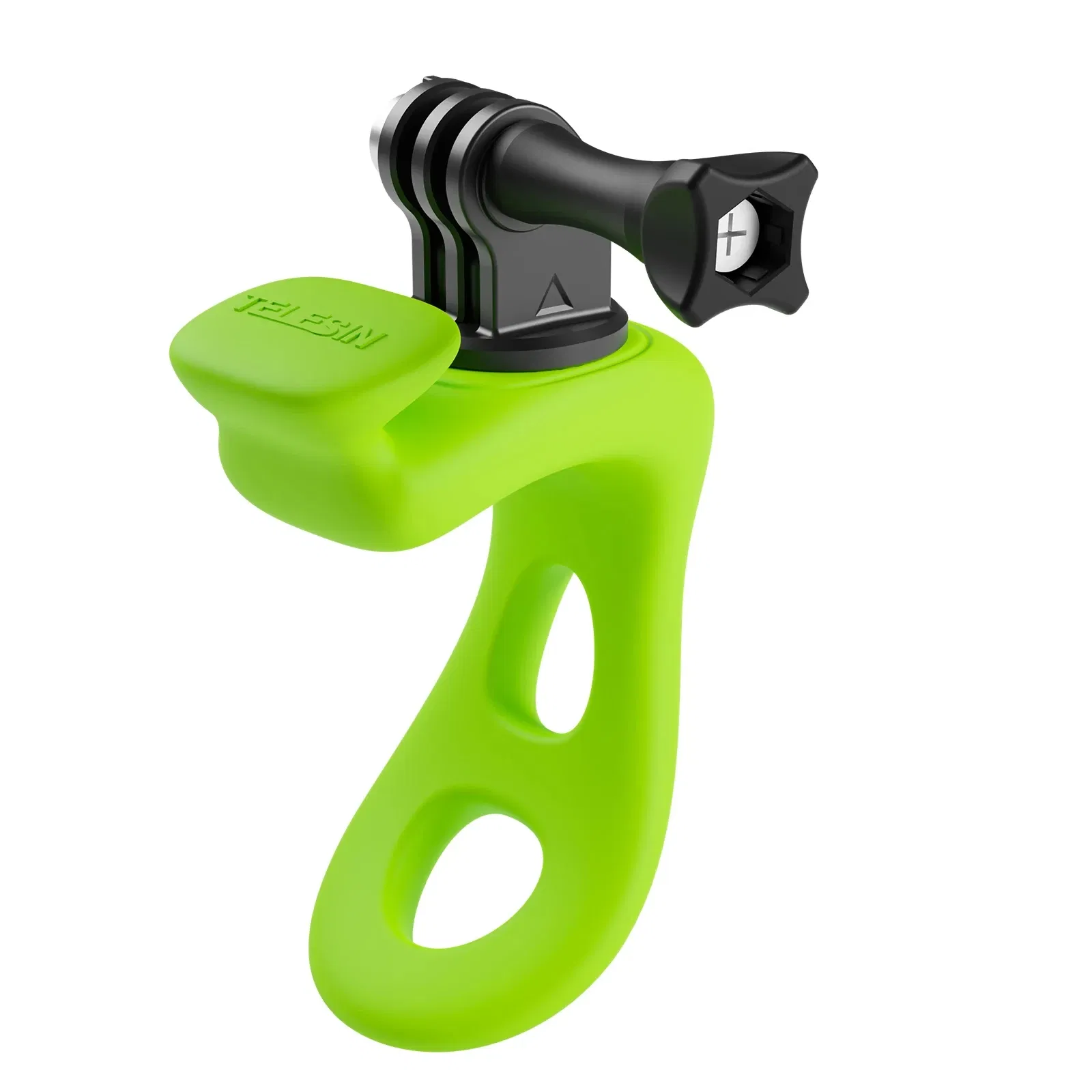 Colour: white color - TELESIN Mini Flexible Bracket Adjustable Silicone Mount for Gopro Hero 13 12 11 10 9 8 MAX DJI OSMO Action 5 4 3 Insta360 X4 X3