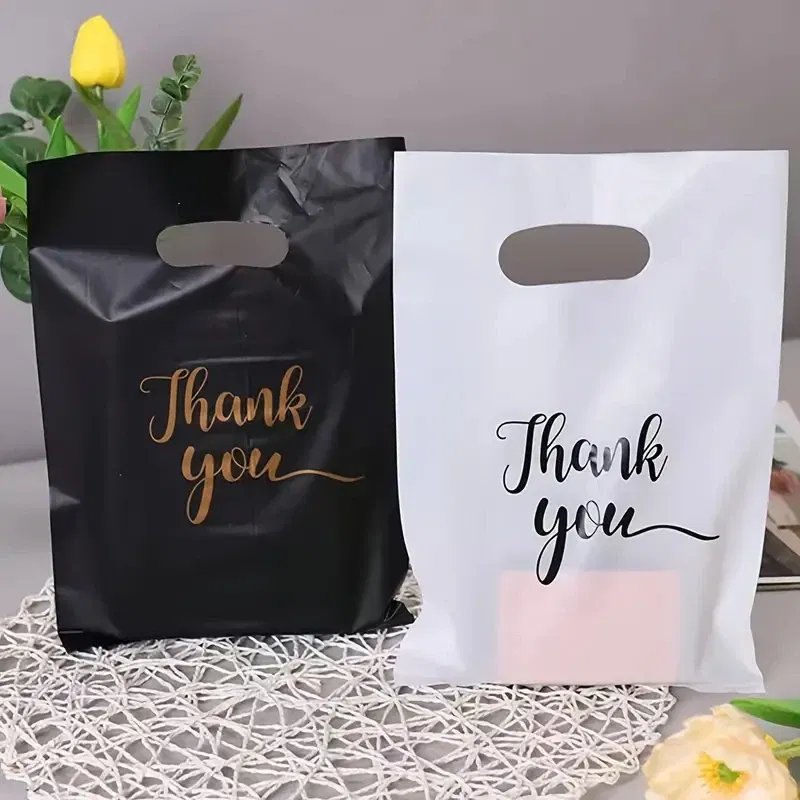 Gift Box Size: Other, Color: Black - 10 Spot Wholesale Gift Packaging Bags, Four Finger Flat Pockets, Gratitude Handbags, Clothing Bags, Cosmetics