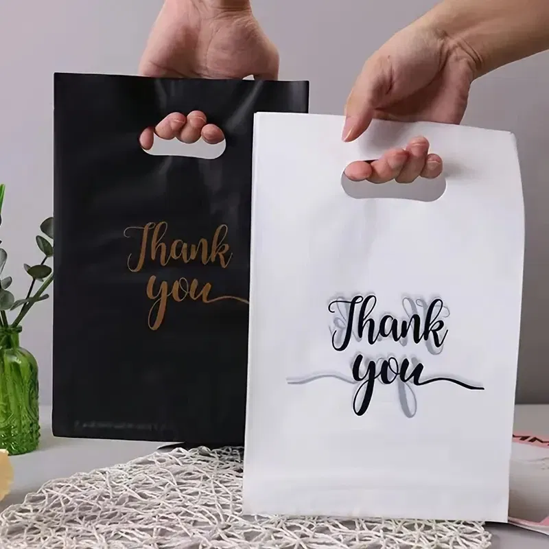 Gift Box Size: Other, Color: Black - 10 Spot Wholesale Gift Packaging Bags, Four Finger Flat Pockets, Gratitude Handbags, Clothing Bags, Cosmetics