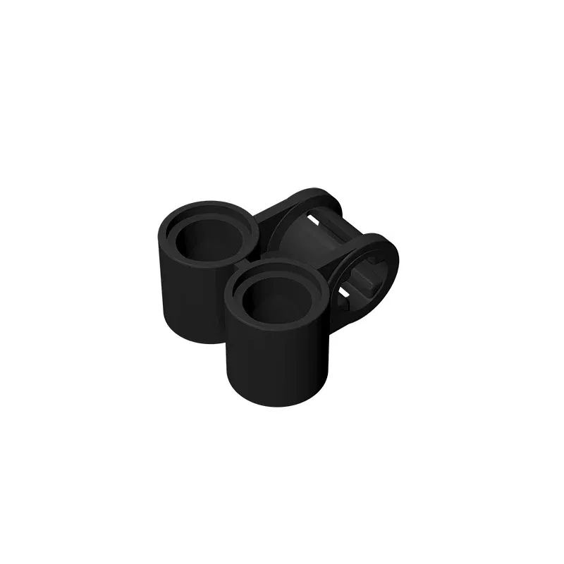 Color: Brown - Gobricks GDS-927 Technical, Axle and Pin Connector Perpendicular Double compatible with lego 32291 pieces of children's toys