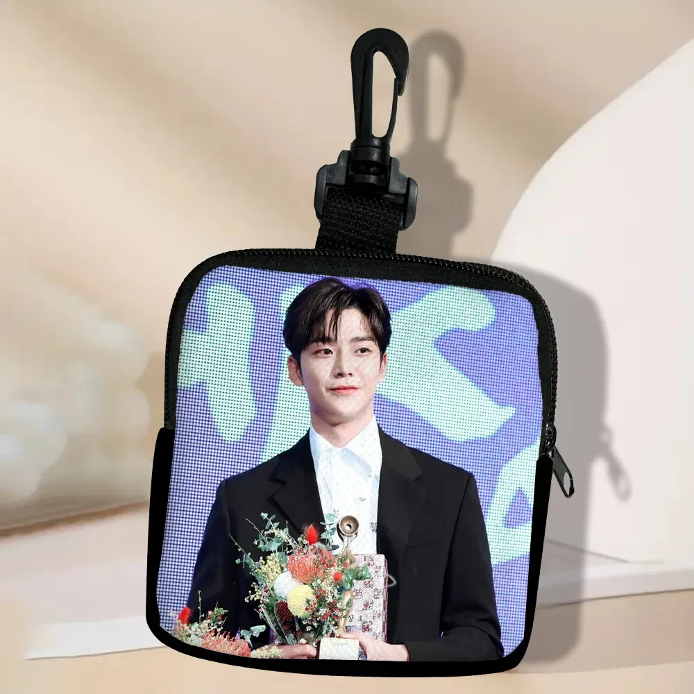 Color: Camouflage - SF9 Rowoon Zipper Coin Purse Women's Simple Handbag Card Package Coin Bag Purse Key Earphone Pouch 3.3
