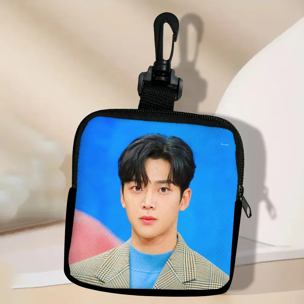 Color: Camouflage - SF9 Rowoon Zipper Coin Purse Women's Simple Handbag Card Package Coin Bag Purse Key Earphone Pouch 3.3