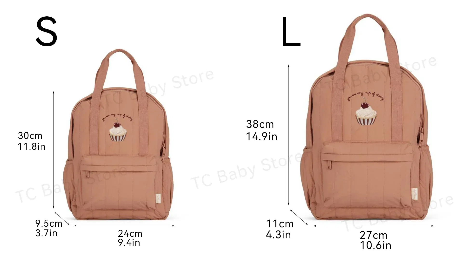 Color: Sky blue - KS Baby Backpack 2024 New Kids Schoolbag Kindergarten Bags Brand Traveling Mom Cherry Lemon Children's Boys Girls Storage