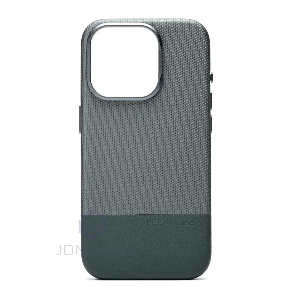 Color: Blue, Material: Carbon Fiber - Luxury Hit Color Wireless Charge For MagSafe Premium Leather Case For iPhone 16 Plus 15 14 13 Pro Max Alloy Len Shockproof Cover