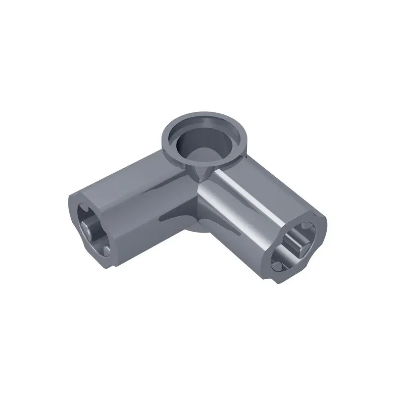 Color: Chocolate - Gobricks GDS-921 Technical, Axle and Pin Connector Angled #6 - 90 degrees compatible with lego 32014 pieces of children's DIY