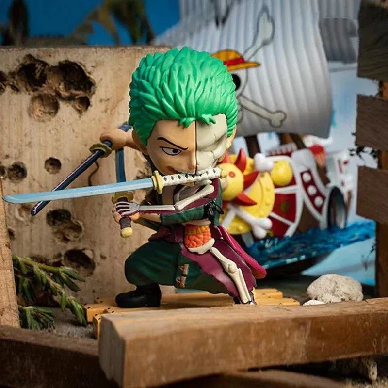 ONE PIECE Blind Box Action Figures Luffy Zoro Anime Figures Model Anatomy Series Mystery Box Q Version Doll Ornaments Toys Gift