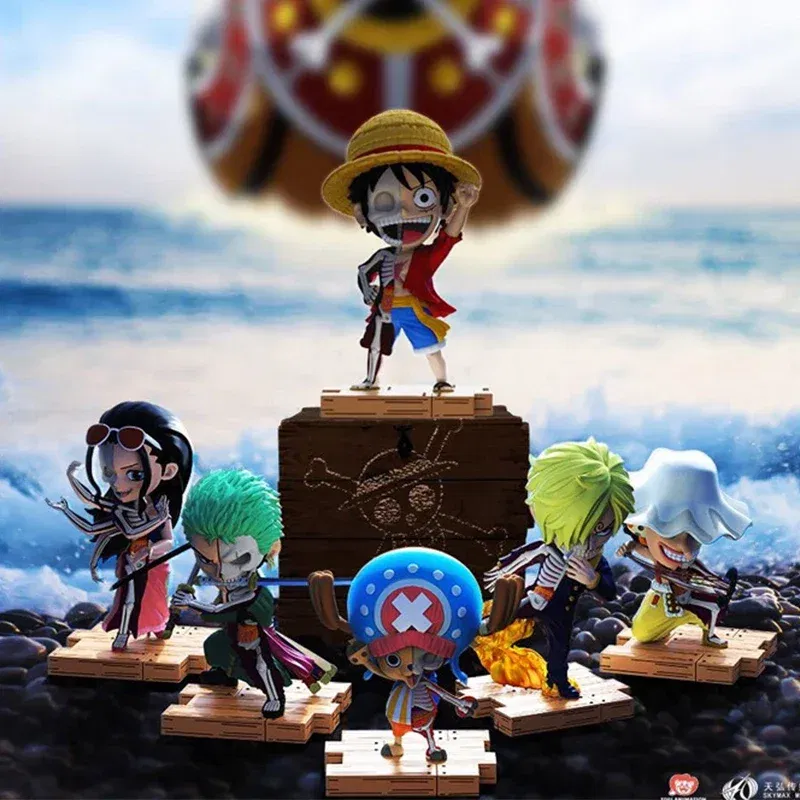 ONE PIECE Blind Box Action Figures Luffy Zoro Anime Figures Model Anatomy Series Mystery Box Q Version Doll Ornaments Toys Gift