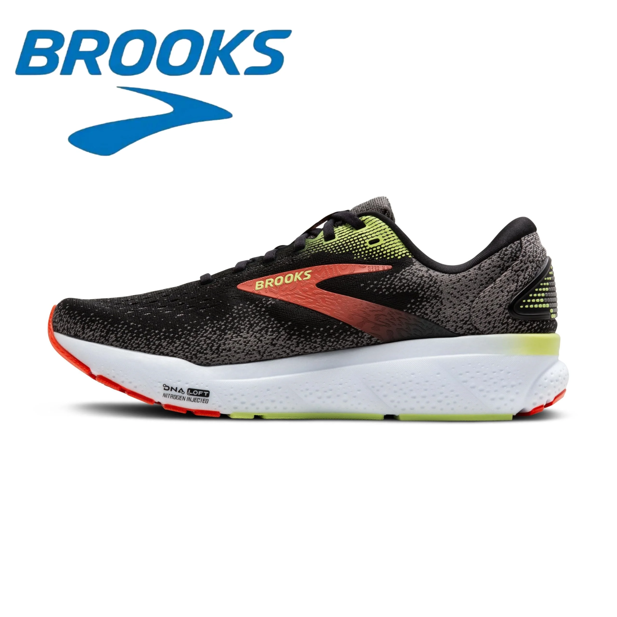 Color: Champagne, Shoe Size: 43 - Brooks Men?™s Casual Sneakers Ghost 16 Neutral Running Shoes Breathable Wear Resistant Low-top Non-slip Sports Training Shoes