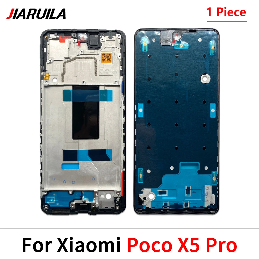 Color: Yellow - LCD Screen Middle LCD Front Frame Housing Bezel Plate Panel Chassis For Xiaomi Poco C65 X3 F3 F4 GT M3 M4 Pro 4G 5G M5S X5 X6