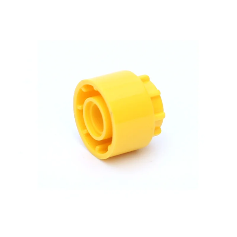 Color: Light Grey - 1 Pcs Building Blocks 35186 Driving Ring Extension with 8 Teeth Inside and Outside Brick Collections Bulk GBC MOC Set