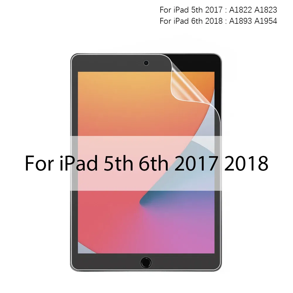 Color: Dark Grey - Like Paper Film Screen Protector For iPad Air 13 11 5 4 3 M2 M4 2024 Pro 12.9 12 9 10th 9th 8th 7th Generation Mini 6 Matte Film
