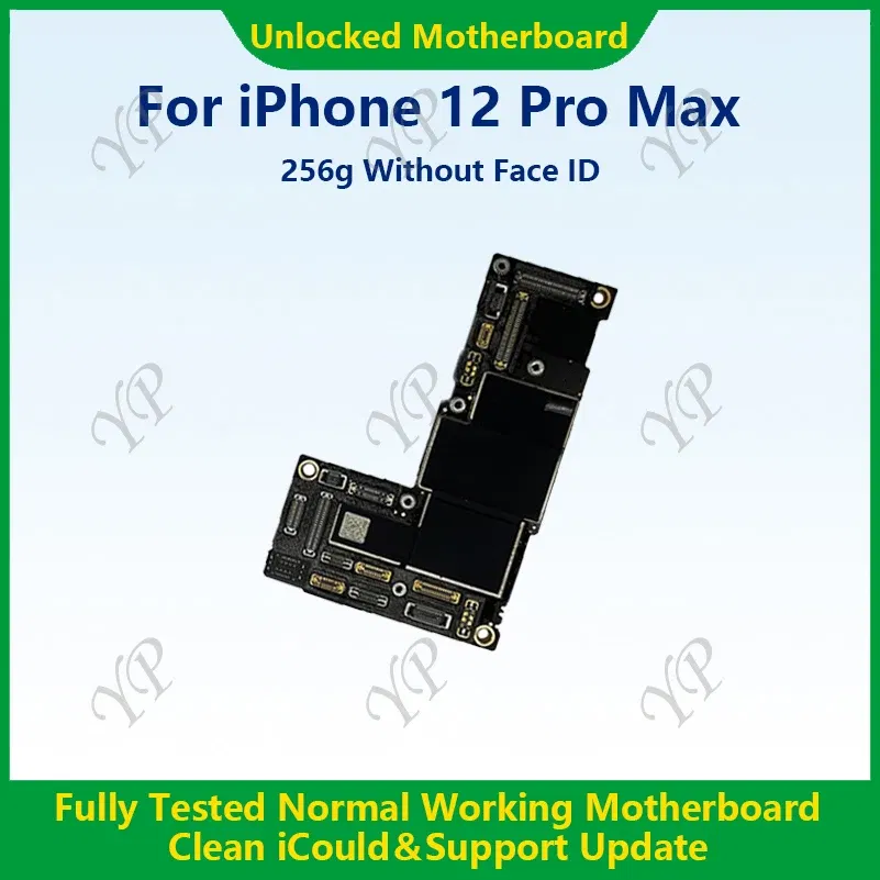 Color: Pink, Ships From: CHINA - Top Fully Tested Authentic Motherboard For iPhone 12 Pro Max 128g/256g Unlocked Mainboard With Face ID Cleaned iCloud Fast