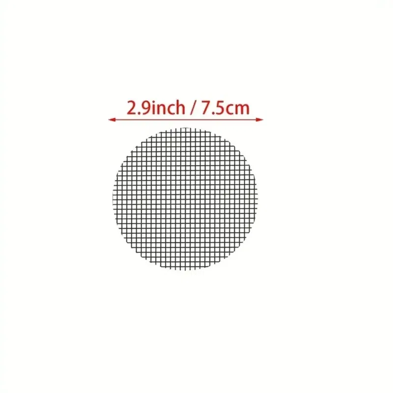 Color: Red, Sheet Size: Small - Pot Hole Mesh Pad Mat Grid Round Drainage Hole Screen for Pot Bottom Prevent Soil Loss Anti Bonsai Flower Plant Gardening Tools
