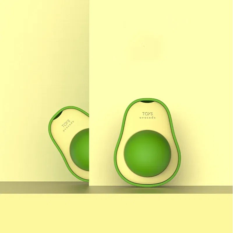 Color: green, Ships From: CHINA - Cat Licking Toys Natural Catnip Wall Stickers Avocado Style Galls Fruit Cat Treats Clean Intestinal Cleansing Tune Cat Grass