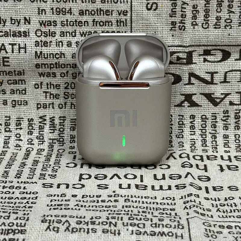 Color: Gold - xiaomi J18 Wireless Earphone Bluetooth Headset 9D Noise Reduction Gaming Headset With Microphone TWS Ear Buds Hands-free Earbuds