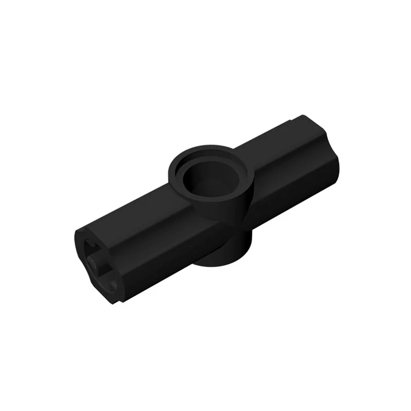 Color: black - 1 Pcs Buildings Blocks 32034 Brick High-Tech Axle and Pin Connector Angled #2 - 180 degrees Bulk Modular GBC MOC Set