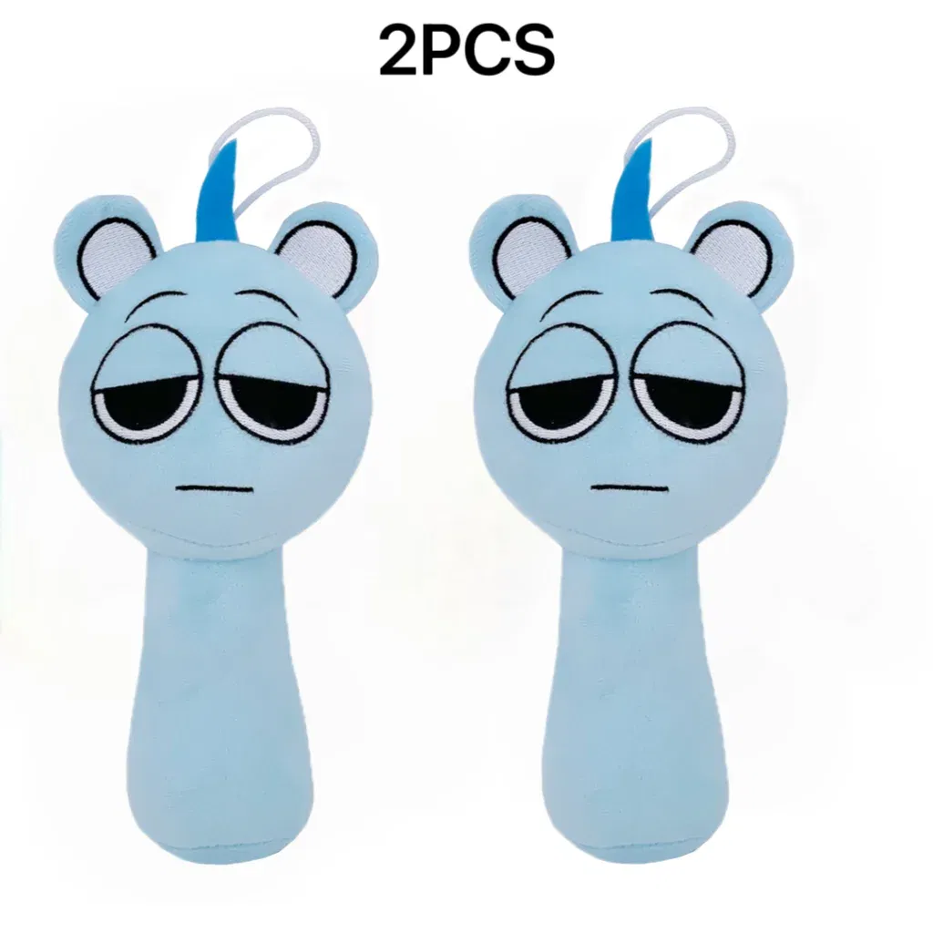 Color: black - Sprunki Plush Toys Sprunki Incredibox Plushie Sprunki Soft Game Cartoon Pillow Kids Birthday Gifts Stuffed Dolls Christmas Gift