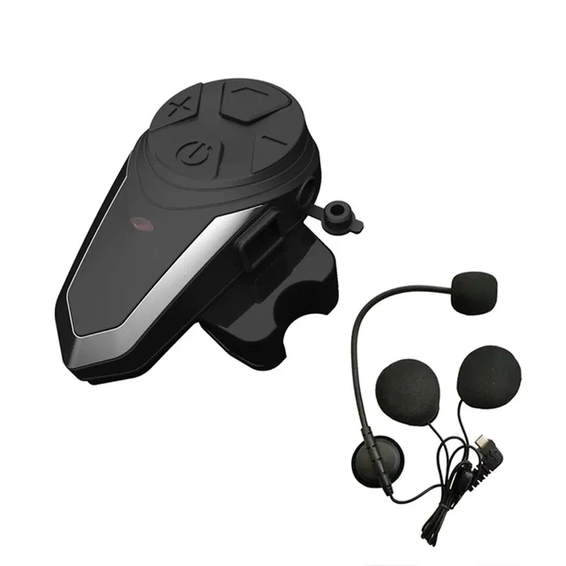 Color: WHITE - BT-S3NS Motorcycle Helmet Intercom Moto Helmet BT5.0 Headset Waterproof Intercomunicador BT Interphone FM
