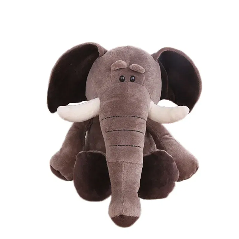 Color: Red, Height: 11cm-30cm - Stuffed Plush Animals Toys Soft Dolls Jungle Lion Elephant Tiger Dog Fox Monkey Deer Children Gift Kawaii Baby Kids Hobbie Toys