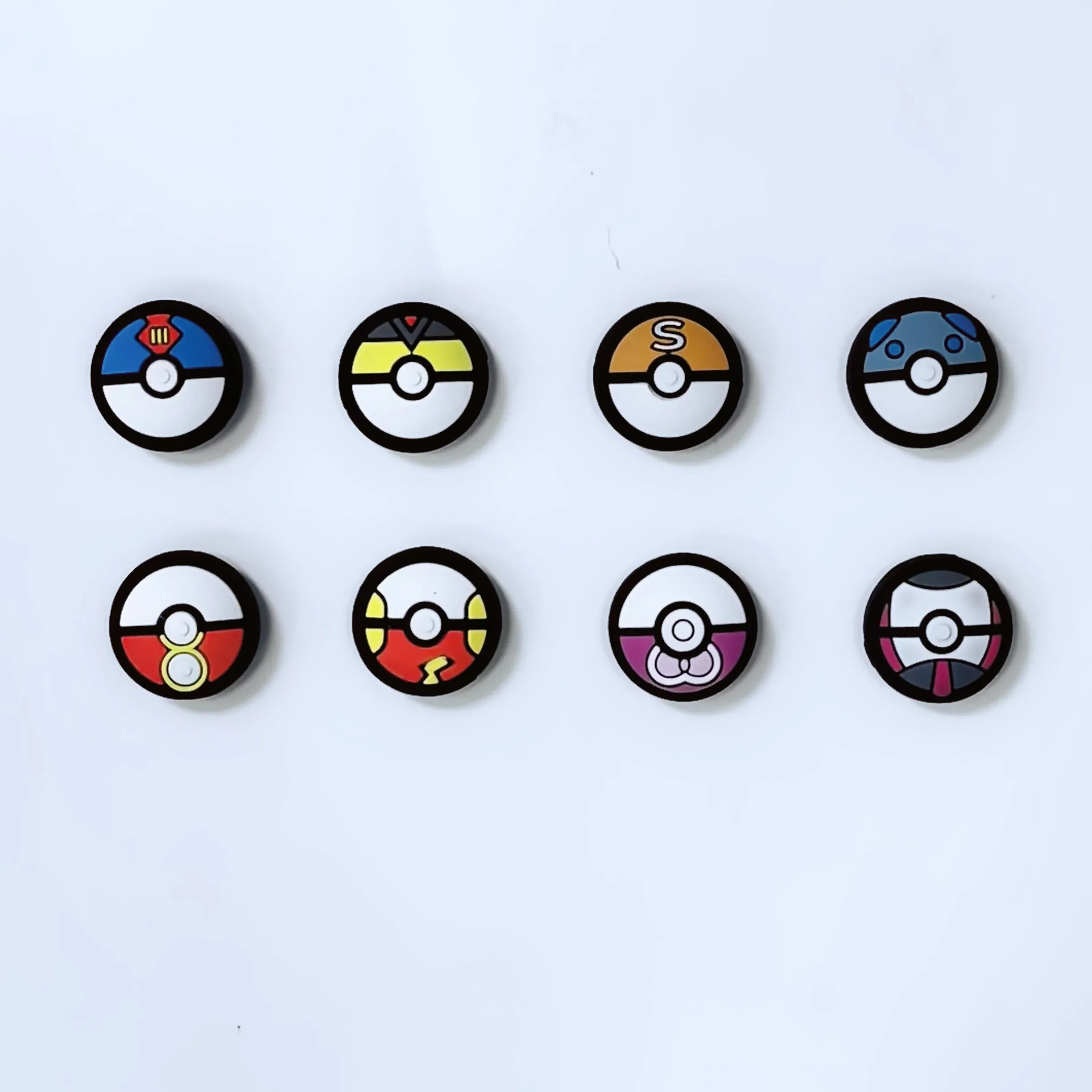 Color: green - 8pcs Cartoon Silicone Analog Thumb Grip Caps Compatible with Nintendo Switch OLED/Switch Lite/Switch Joystick Protective Cover