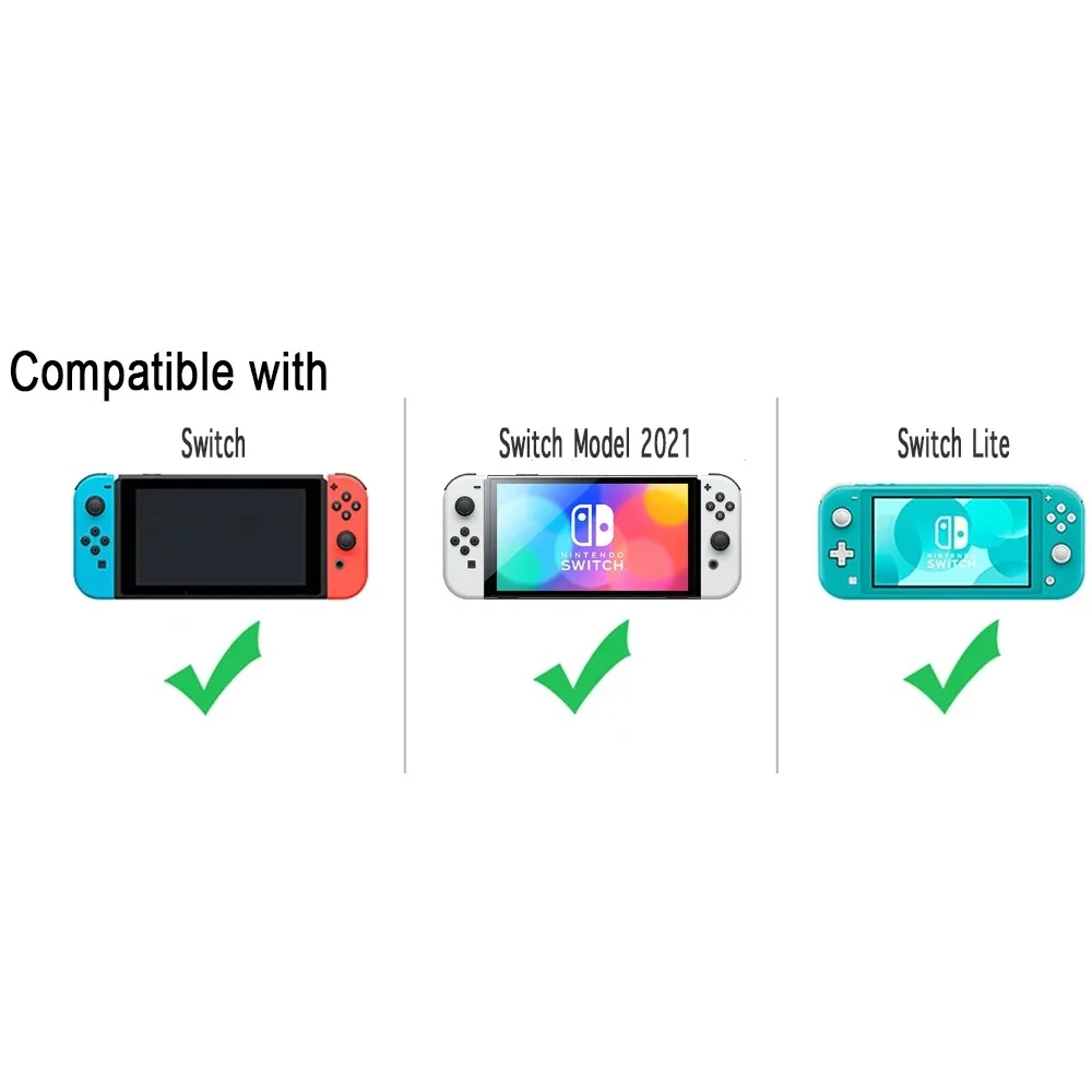 Color: green - 8pcs Cartoon Silicone Analog Thumb Grip Caps Compatible with Nintendo Switch OLED/Switch Lite/Switch Joystick Protective Cover