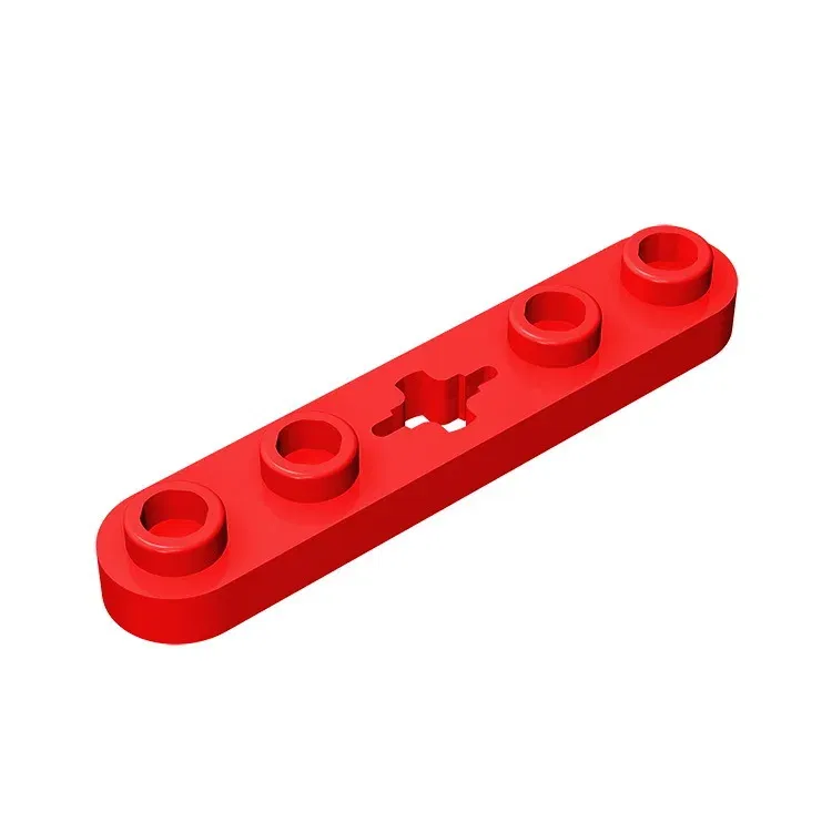 Color: PURPLE - Gobricks GDS-900 Plate 2 x 4 Technical, Plate 1 x 5 with Smooth Ends, 4 Studs and Center Axle Hole compatible with lego 32124