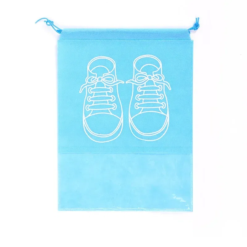 Non-woven Drawstring Bags Sports Travel Dust-proof Storage Bags Polyester Drawstring Bags Fast Shipping