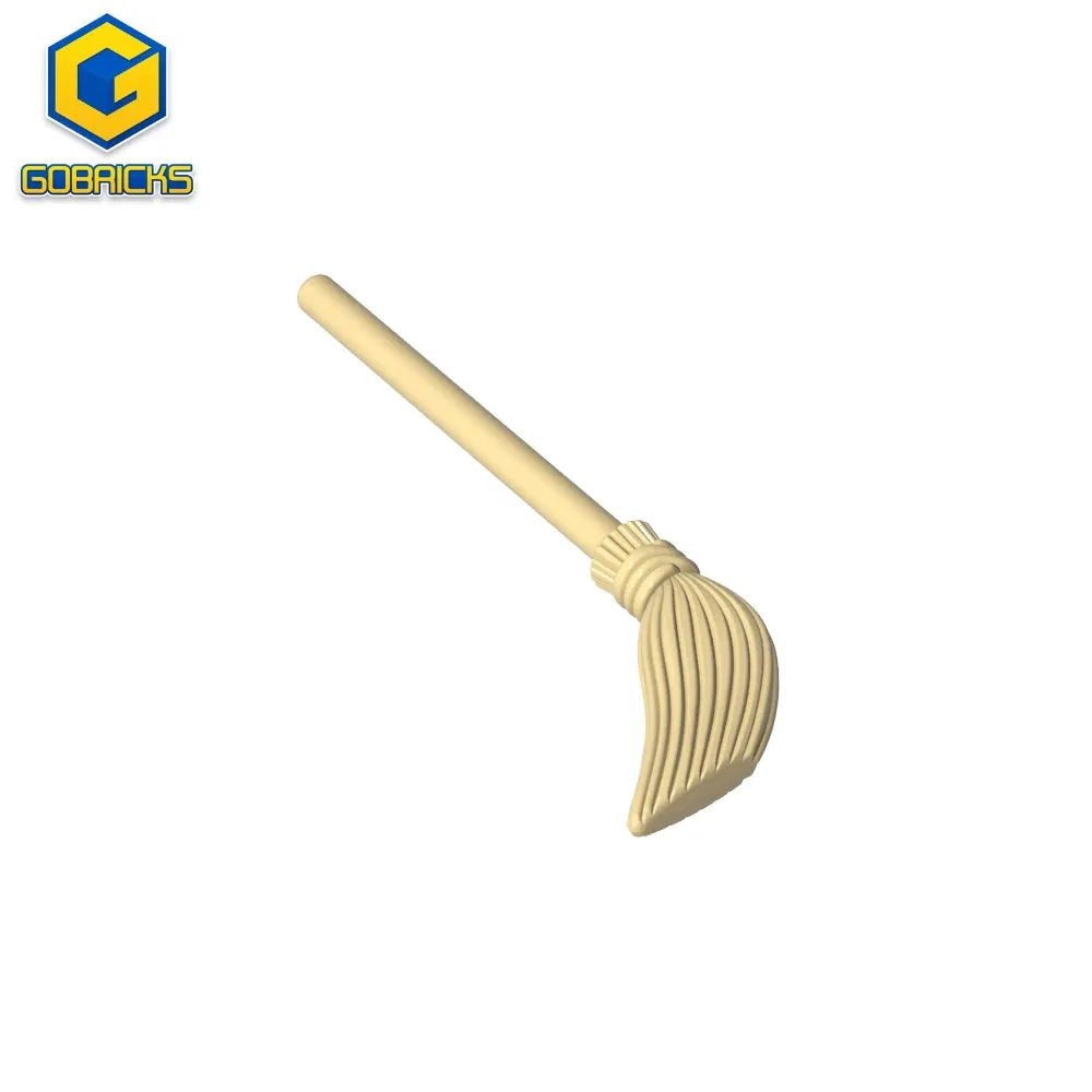 Color: black - Gobricks GDS-2075 Equipment Brush / Broom compatible with lego 4332 Assembles Building Blocks children's toys