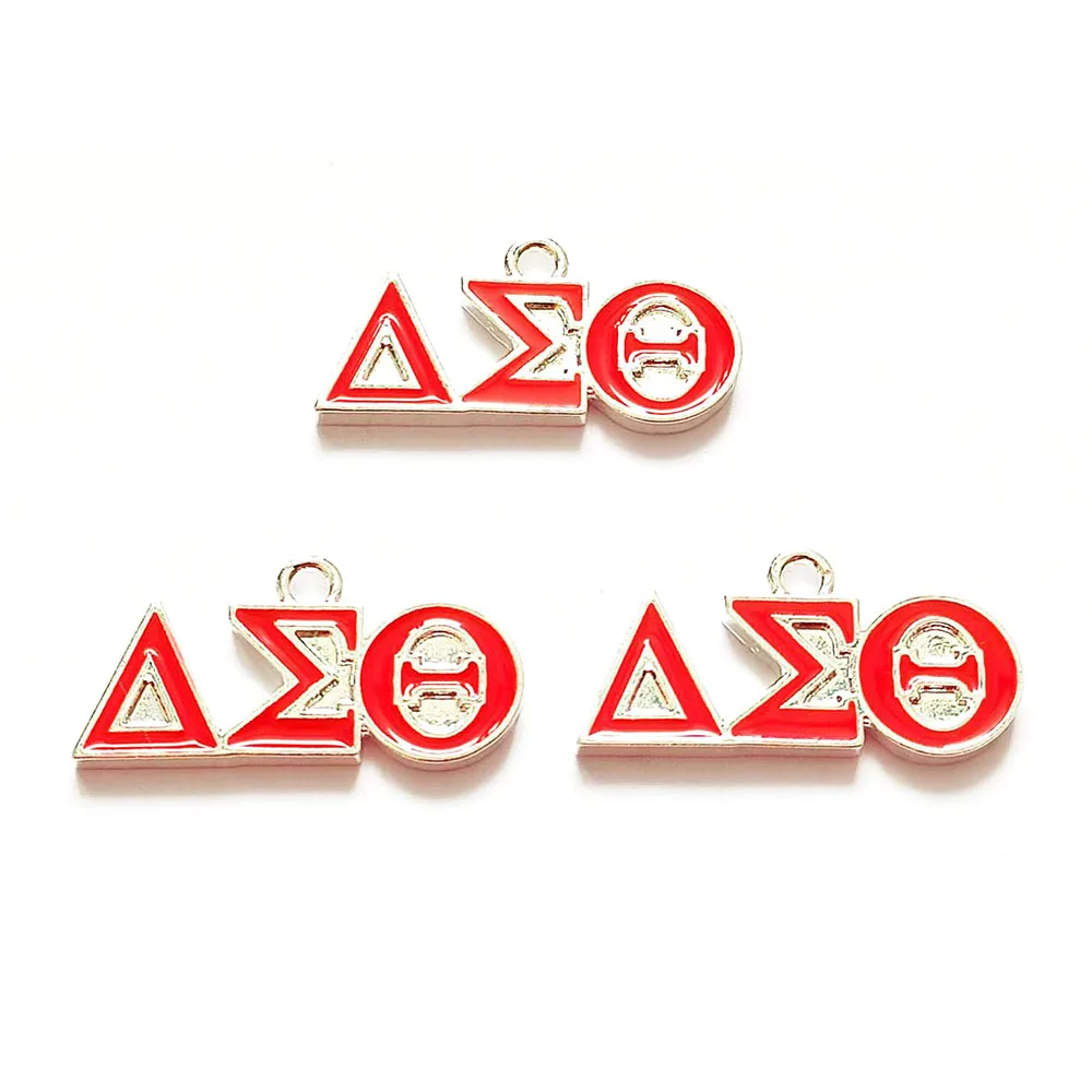 Metal color: SILVER PLATED - 10pcs Letter Charms For Women DIY Jewelry Accessories LT012-2