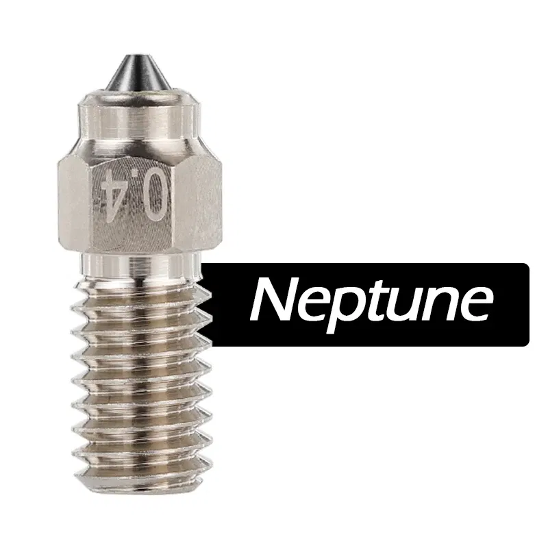 Color: Blue, Size: 0.4mm - Mellow DLC Hardened Steel & Copper Wear Resistant Bimetal HC Nozzle For V6 / Volcano /Mk8 Hotend Neptune4 K1 Nozzle 3D Printer