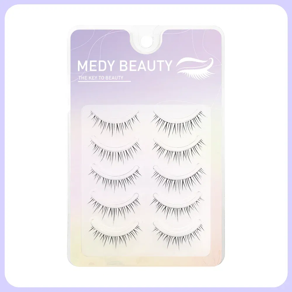 Color: Black & Silver, Length: MIX - 3D Lashes Premade Fan A/M Shape Spikes Cluster Eyelash Mix Extension Individual Makeup Super Natural Wispy DIY Premade Peduncle