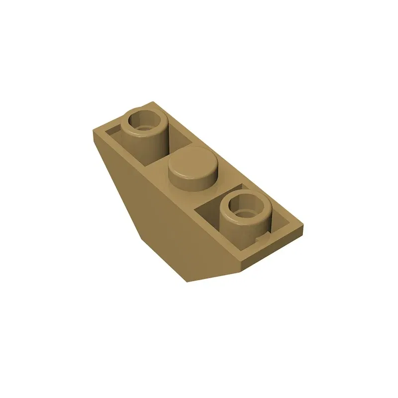 Color: Silver - Gobricks GDS-984 Slope, Inverted 45 3 x 1 Double compatible with lego 18759 2341 DIY Educational Building Blocks Technical