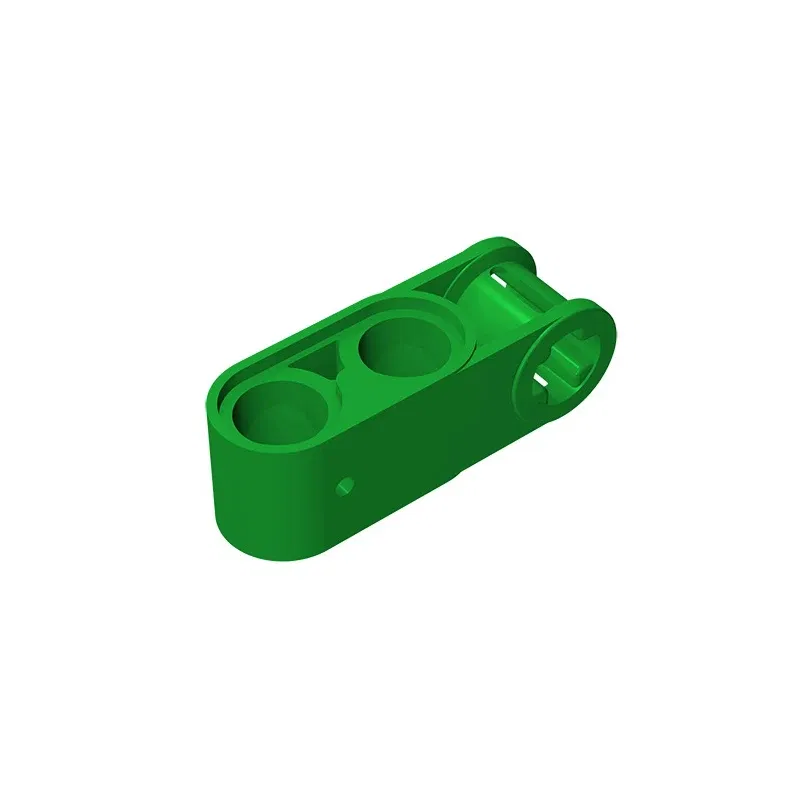 Color: Orange - Gobricks GDS-936 Technical, Axle and Pin Connector Perpendicular 3L with 2 Pin Holes compatible with lego 42003 Assembles