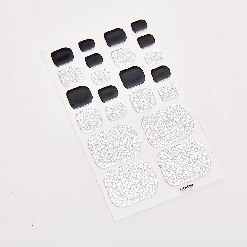 Color: Light Khaki - 22 Tips/Sheet Women Salon Nail Wraps DIY Self Adhesive Nail Sticker Decals Plain Stickers Nails Sticker Designer Designed